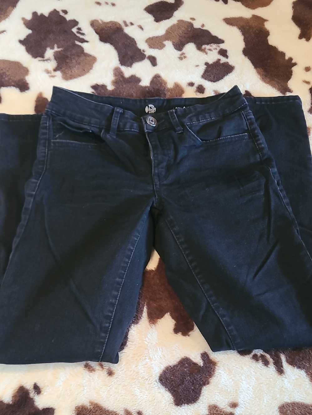 Authentic American Heritage Women's Skinny Jeans in Black Wash